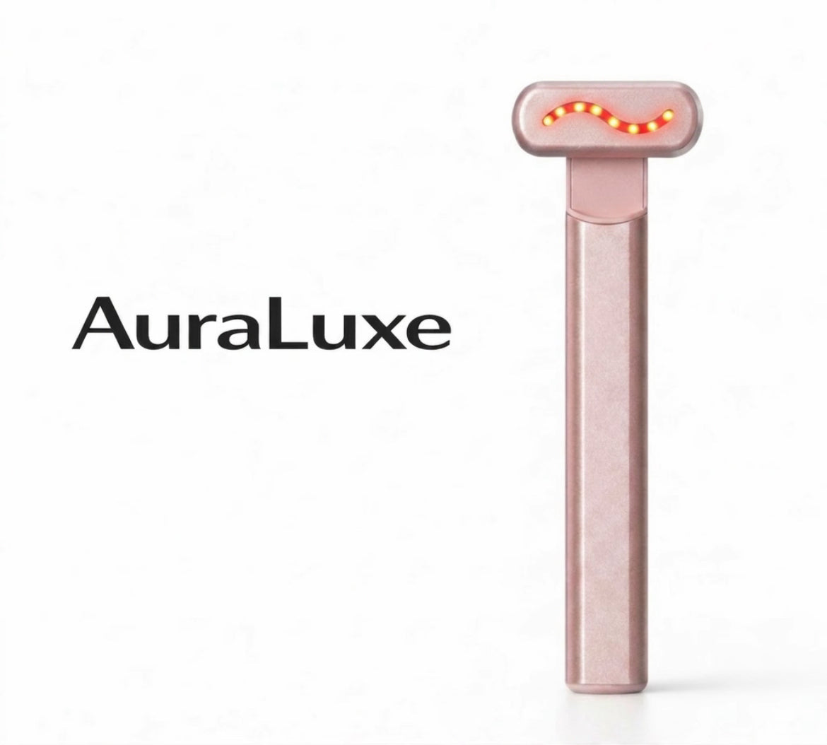 AuraLuxe™ Advanced 4-in-1 Red Light Therapy Wand
